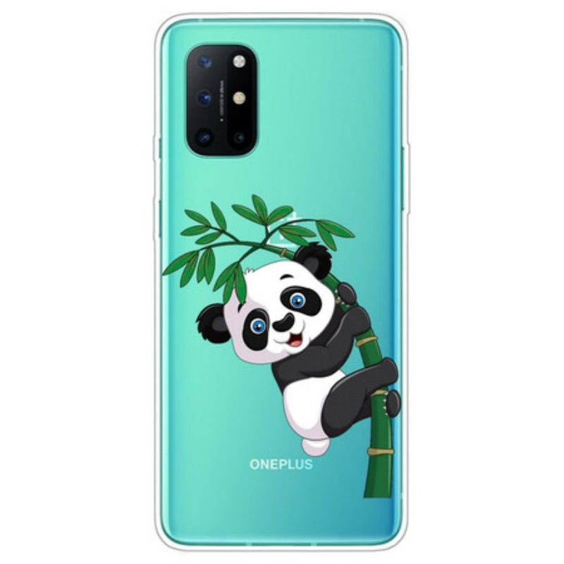 Hülle Für OnePlus 8T Nahtloser Panda Auf Bambus