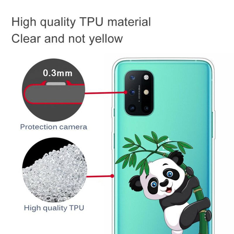 Hülle Für OnePlus 8T Nahtloser Panda Auf Bambus