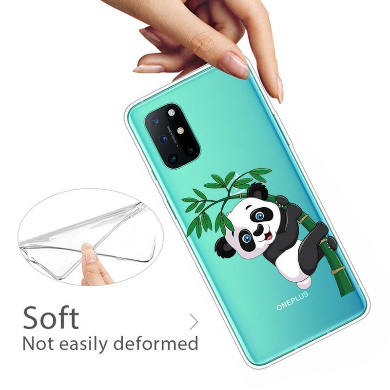 Hülle Für OnePlus 8T Nahtloser Panda Auf Bambus