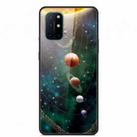 Hülle Für OnePlus 8T Planeten Des Sonnensystems Aus Gehärtetem Glas