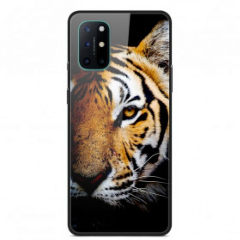 Hülle Für OnePlus 8T Realistisches Tiger-hartglas