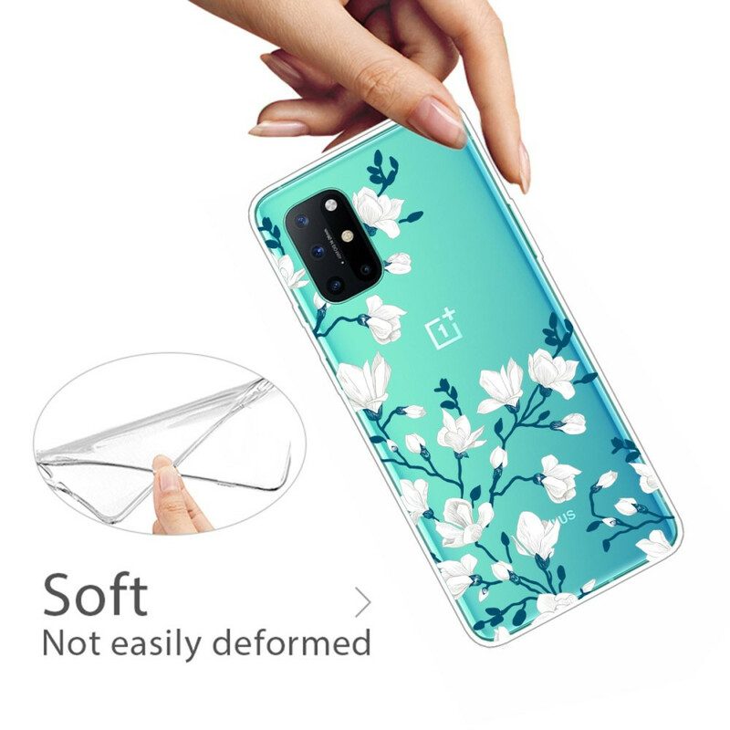 Hülle Für OnePlus 8T Weiße Blumen