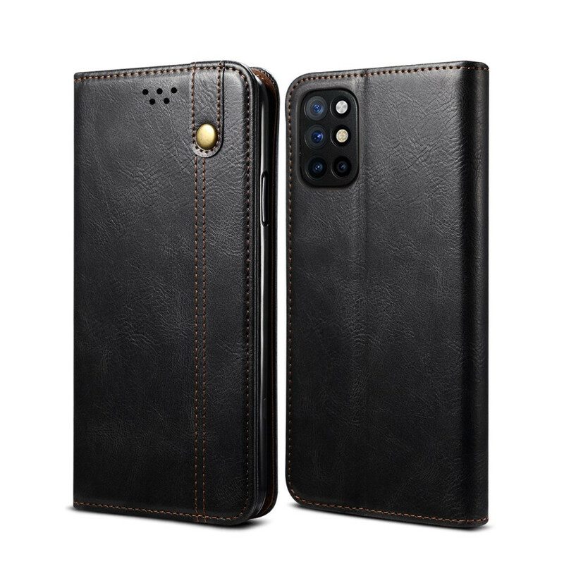 Schutzhülle Für OnePlus 8T Flip Case Gewachstes Kunstleder