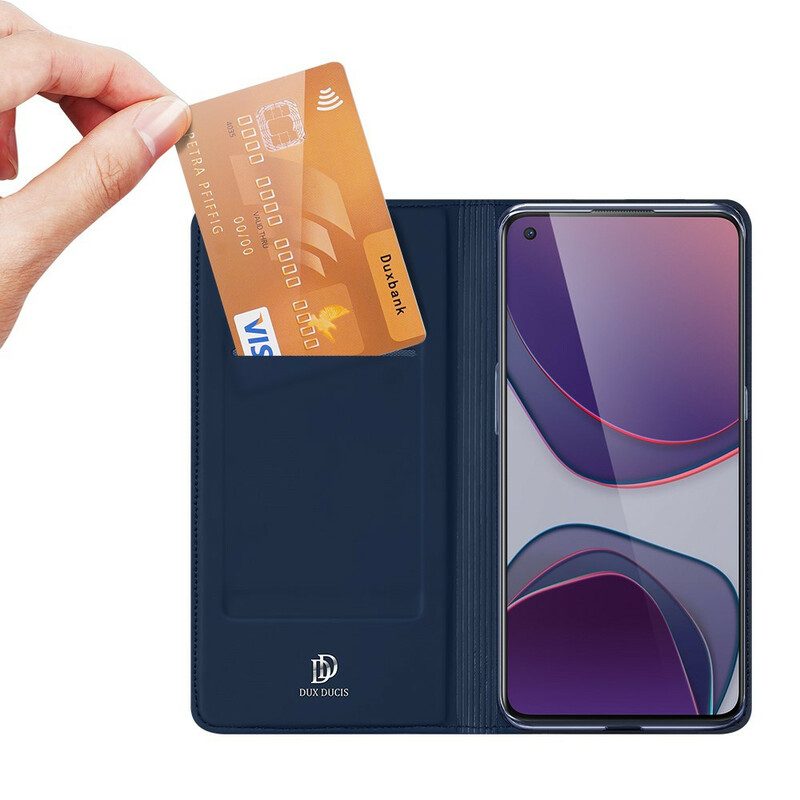 Schutzhülle Für OnePlus 8T Flip Case Skin Pro Dux Ducis