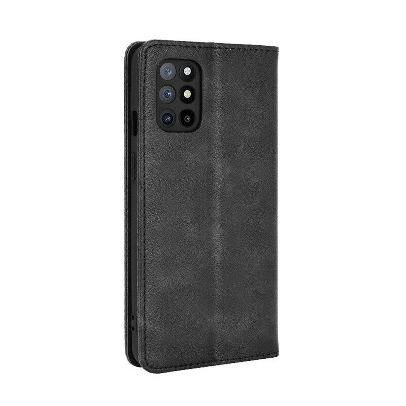 Schutzhülle Für OnePlus 8T Flip Case Stilisierter Vintage-ledereffekt