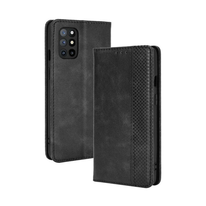 Schutzhülle Für OnePlus 8T Flip Case Stilisierter Vintage-ledereffekt