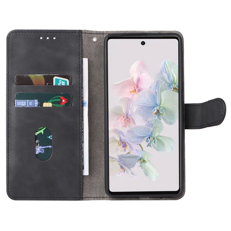 Lederhüllen Für Google Pixel 7 Pro Mit Kordel Farbiges Kunstlederarmband