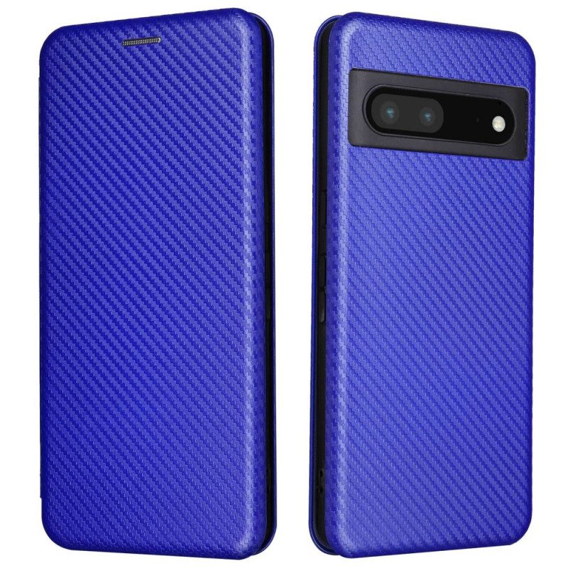 Schutzhülle Für Google Pixel 7 Pro Flip Case Kohlefaser