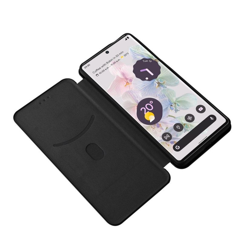 Schutzhülle Für Google Pixel 7 Pro Flip Case Kohlefaser