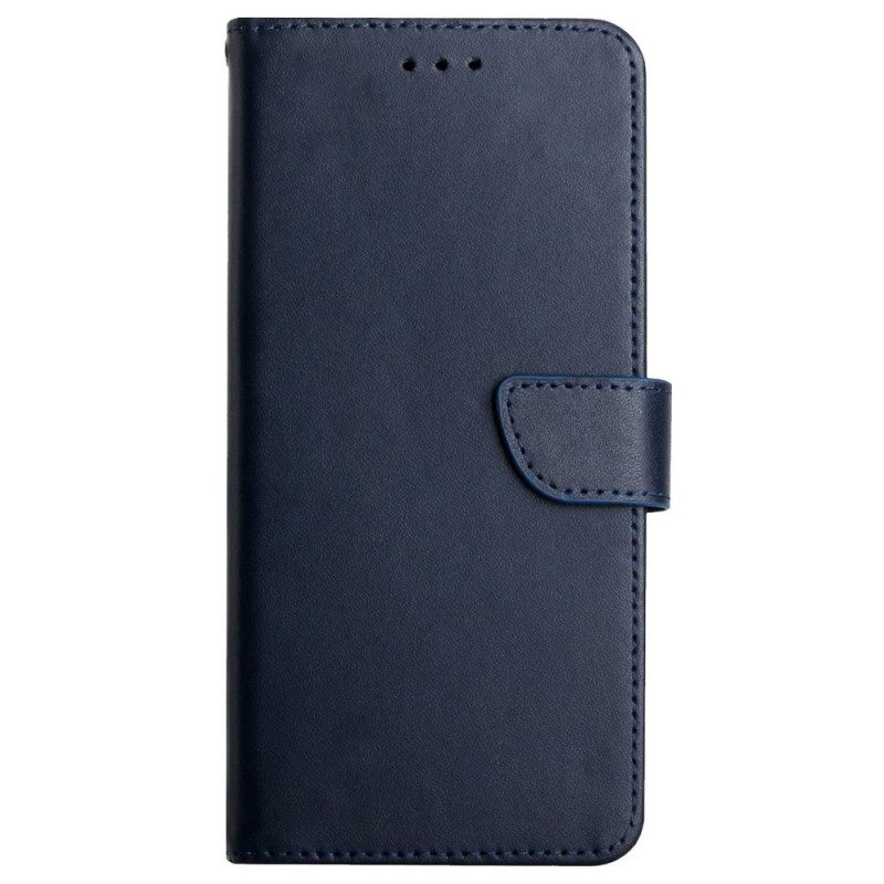 Flip Case Für Samsung Galaxy A13 Echtes Nappaleder