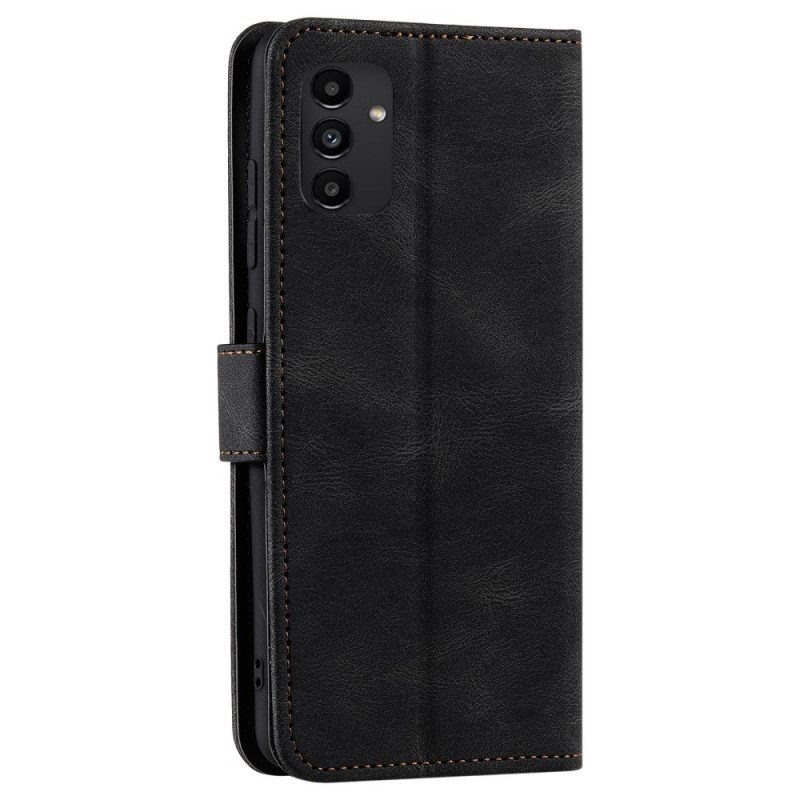 Flip Case Für Samsung Galaxy A13 Hautberührende Nähte