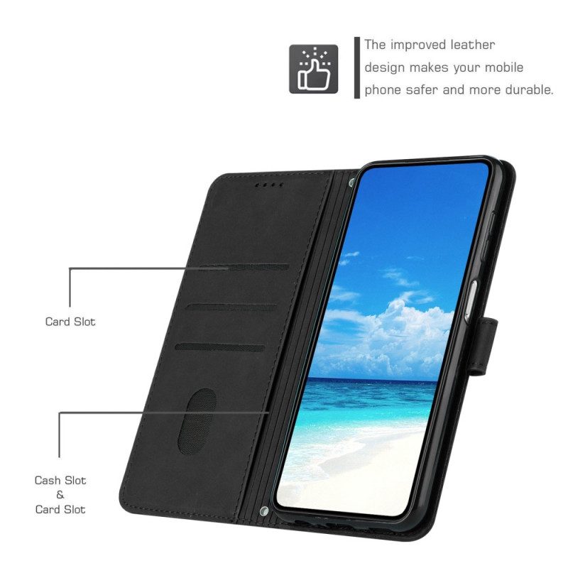 Flip Case Für Samsung Galaxy A13 Lächeln