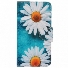 Flip Case Für Samsung Galaxy A13 Mit Kordel Tanga-gänseblümchen