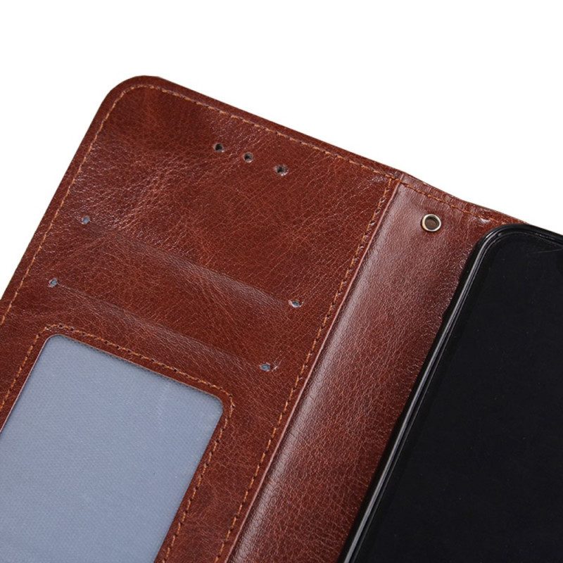 Flip Case Für Samsung Galaxy A13 Vintage-lederstil