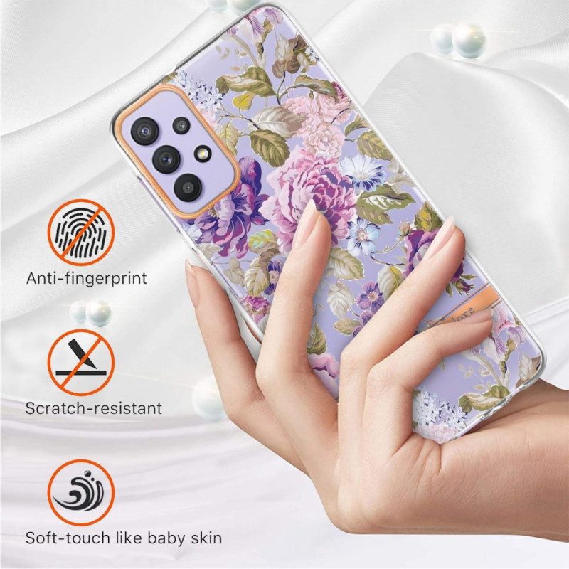 Handyhülle Für Samsung Galaxy A13 Nahtlose Blumen