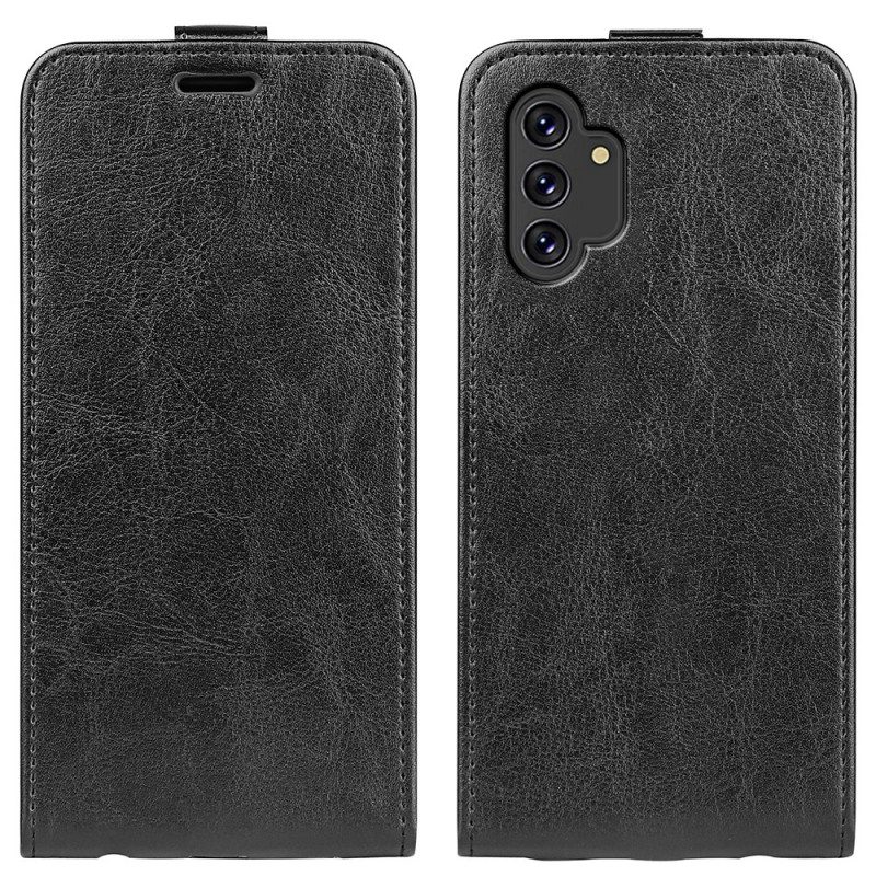 Lederhüllen Für Samsung Galaxy A13 Flip Case Vertikale Klappe In Lederoptik