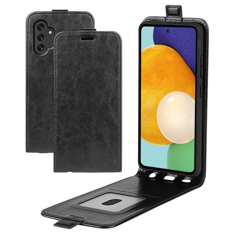 Lederhüllen Für Samsung Galaxy A13 Flip Case Vertikale Klappe In Lederoptik