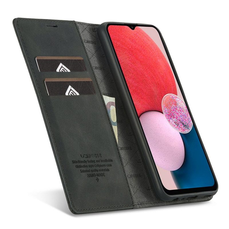 Schutzhülle Für Samsung Galaxy A13 Flip Case Lc.imeeke Ledereffekt