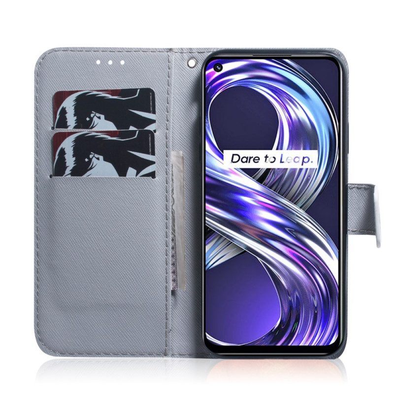 Flip Case Für Realme 8i Mops