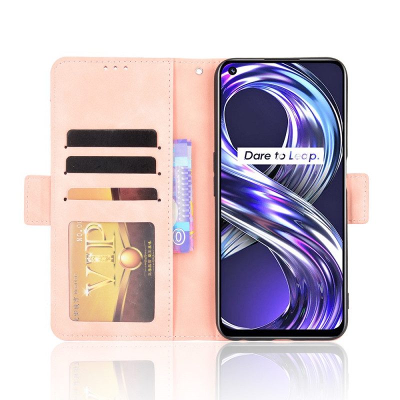 Flip Case Für Realme 8i Multi-card Premier Class