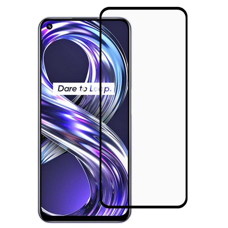 Realme 8I Displayschutzfolie Aus Gehärtetem Glas Mit Schwarzem Rand