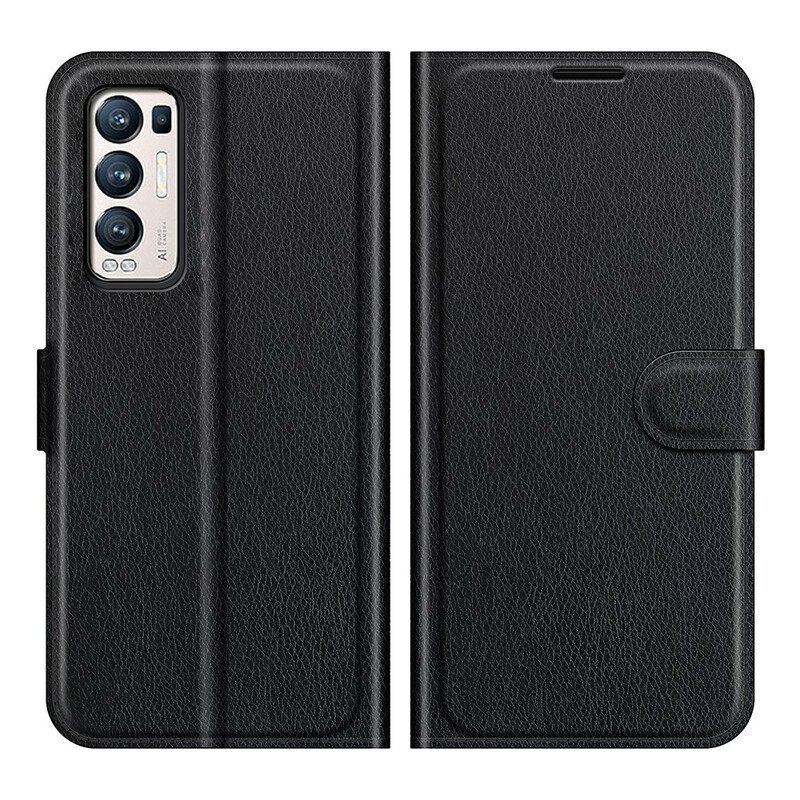 Flip Case Für Oppo Find X3 Neo Klassisch