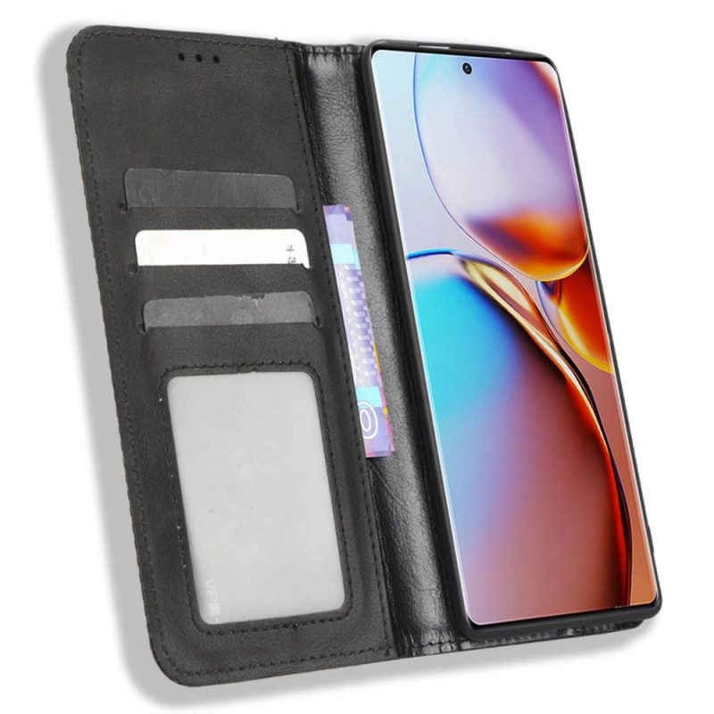 Schutzhülle Für Motorola Edge 40 Pro Flip Case Stilisiert