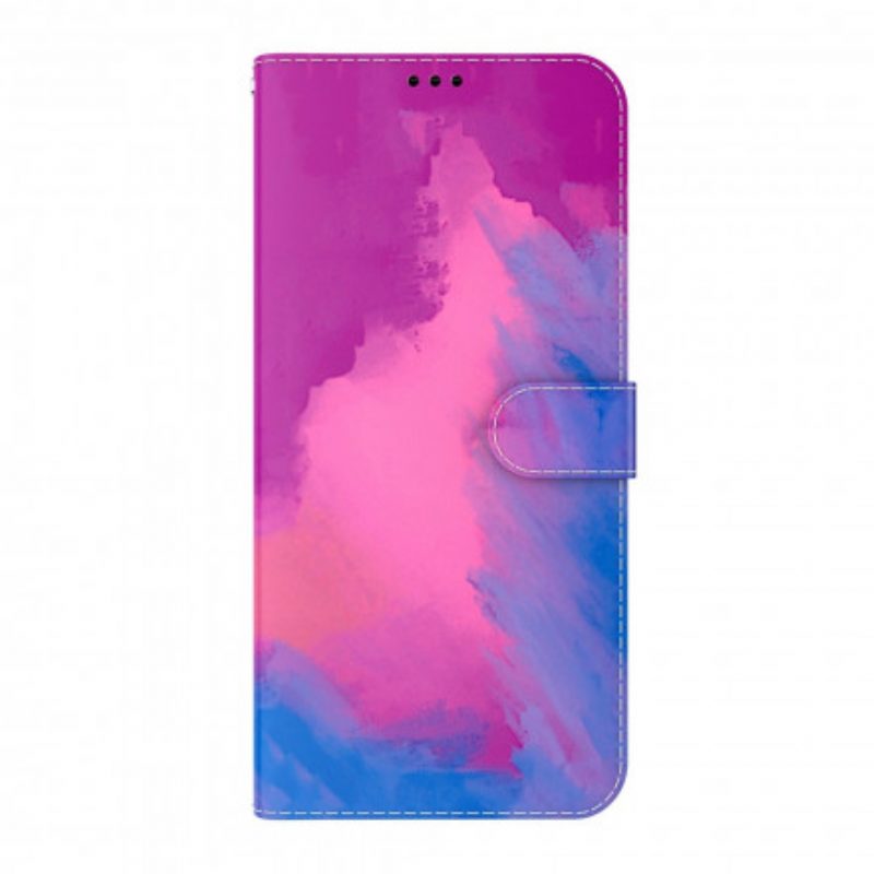 Flip Case Für Realme 8 5G Aquarell