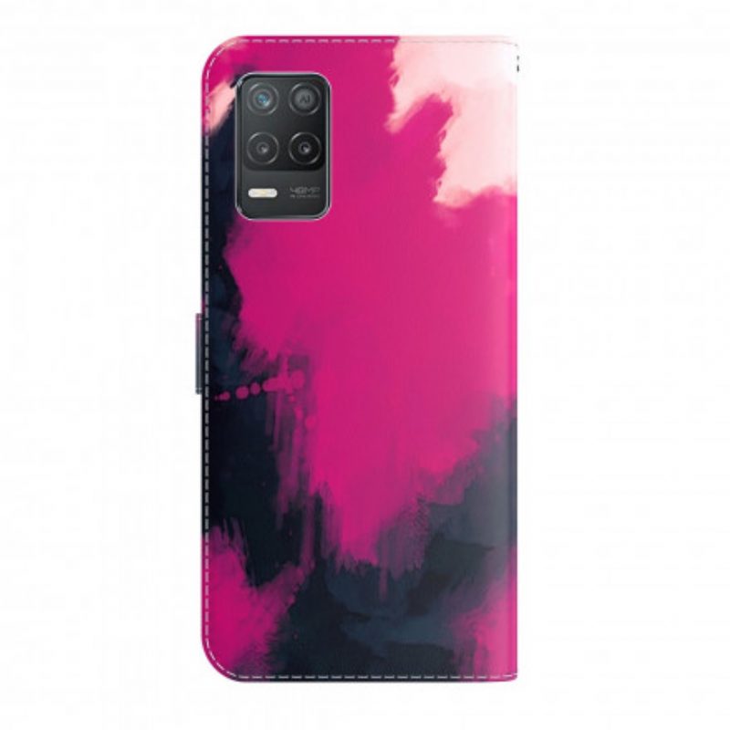 Flip Case Für Realme 8 5G Aquarell