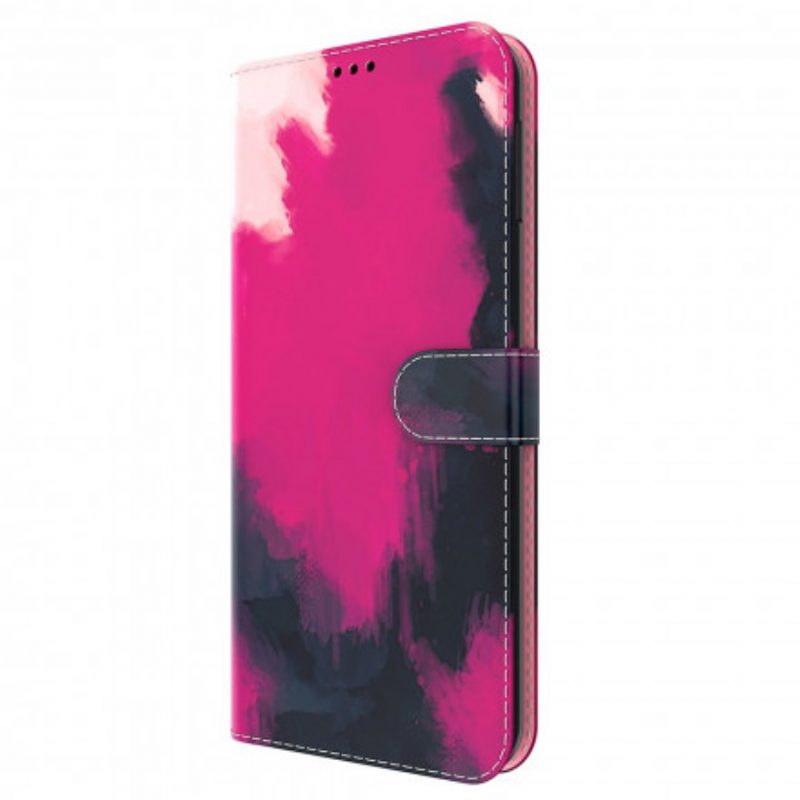 Flip Case Für Realme 8 5G Aquarell