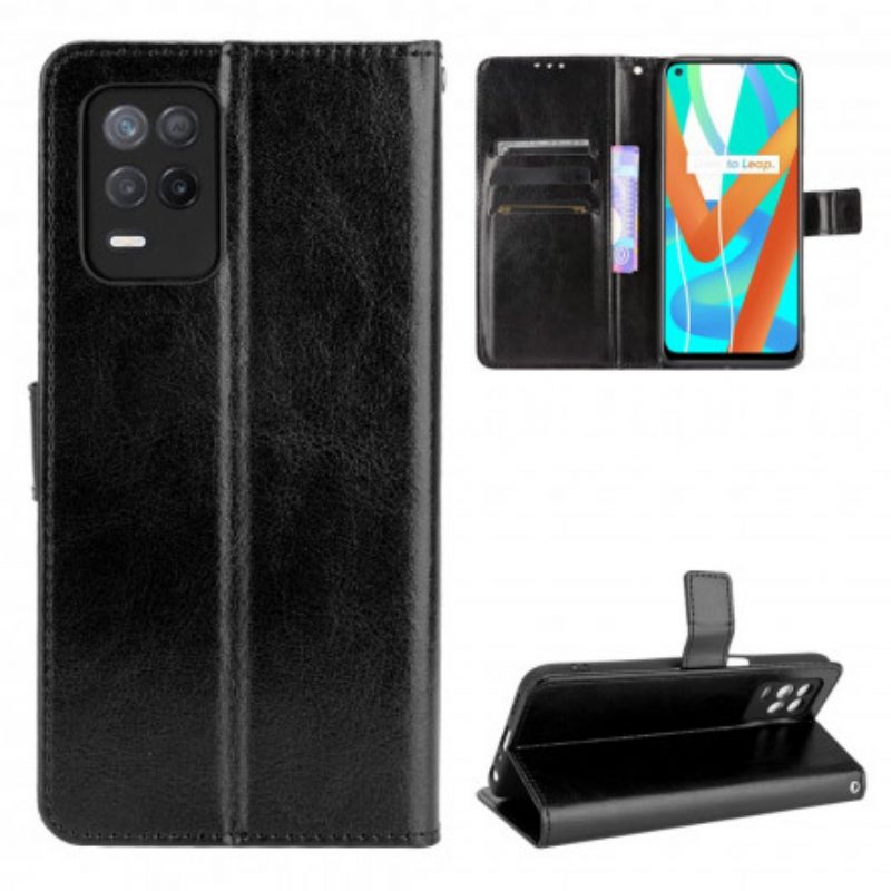 Flip Case Für Realme 8 5G Auffälliges Kunstleder