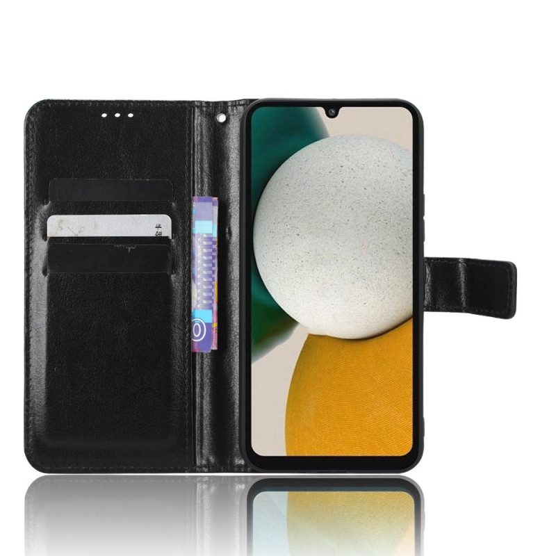 Flip Case Für Samsung Galaxy A34 5G Auffälliges Kunstleder