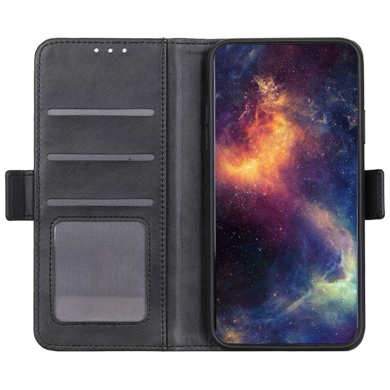 Flip Case Für Samsung Galaxy A34 5G Doppelter Verschluss