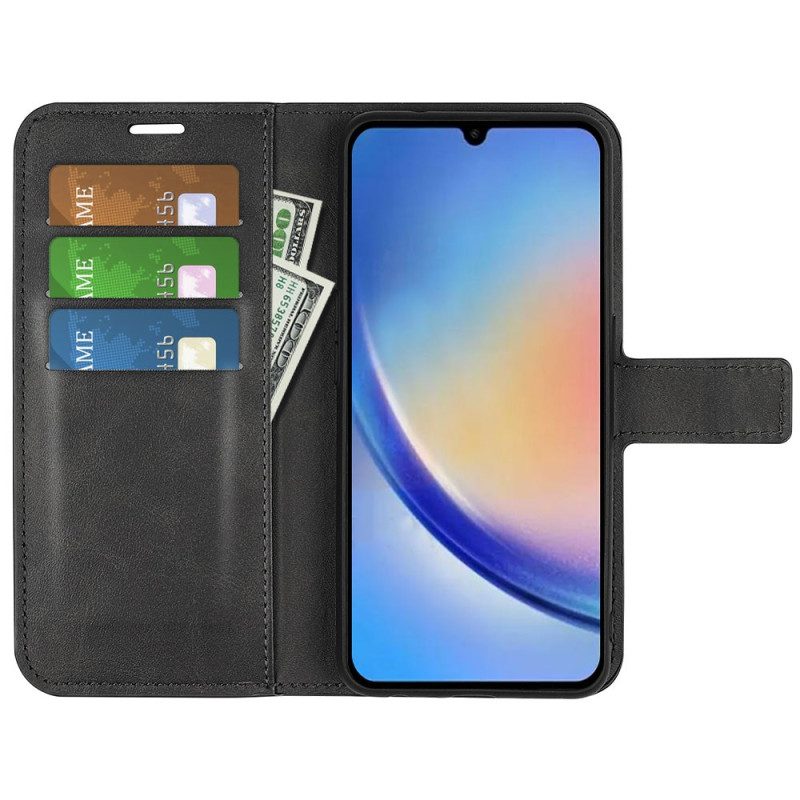 Flip Case Für Samsung Galaxy A34 5G Finesse-nähte