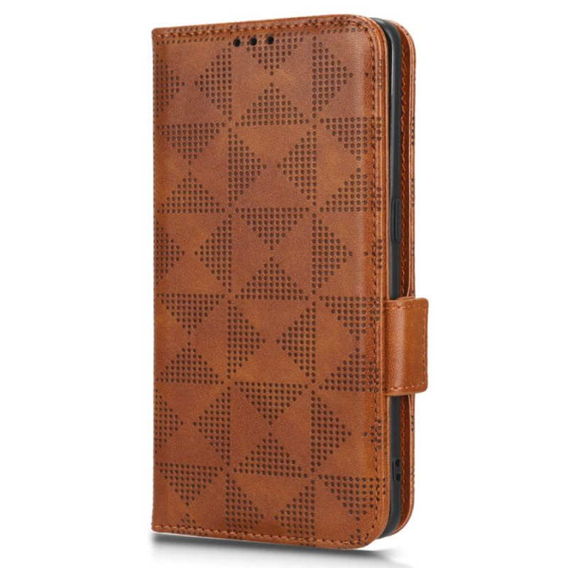 Flip Case Für Samsung Galaxy A34 5G Retro-lederstil