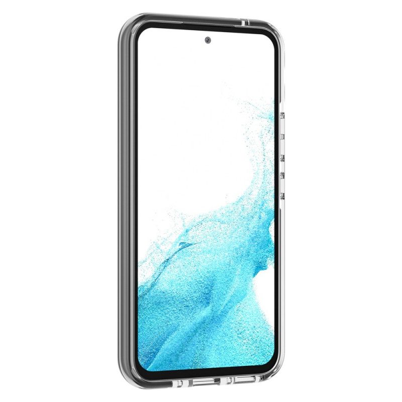 Hülle Für Samsung Galaxy A34 5G Transparente Farbige Kanten