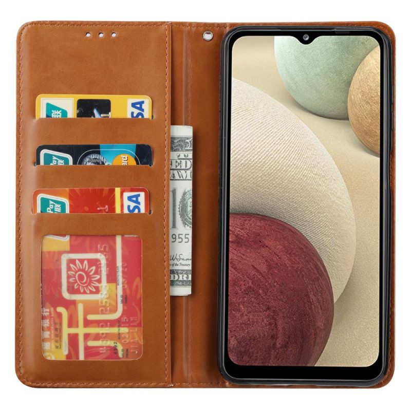 Schutzhülle Für Samsung Galaxy A34 5G Flip Case Kartenhalter Aus Kunstleder