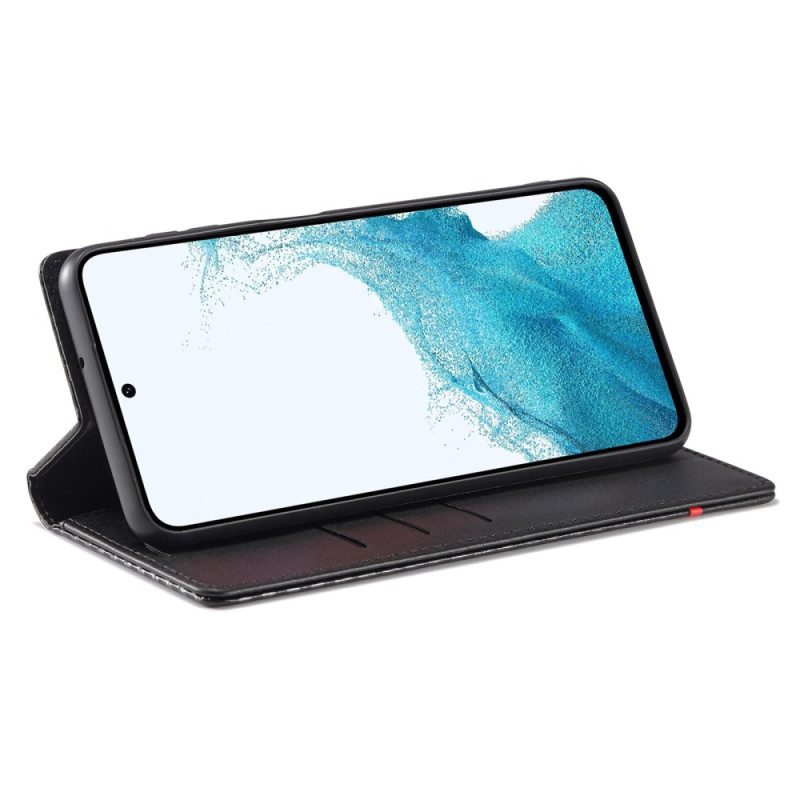 Schutzhülle Für Samsung Galaxy A34 5G Flip Case Kohlefaser Lc.imeeke