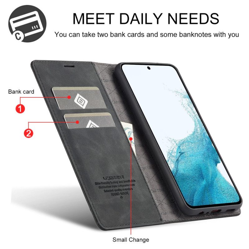 Schutzhülle Für Samsung Galaxy A34 5G Flip Case Lc.imeeke Ledereffekt