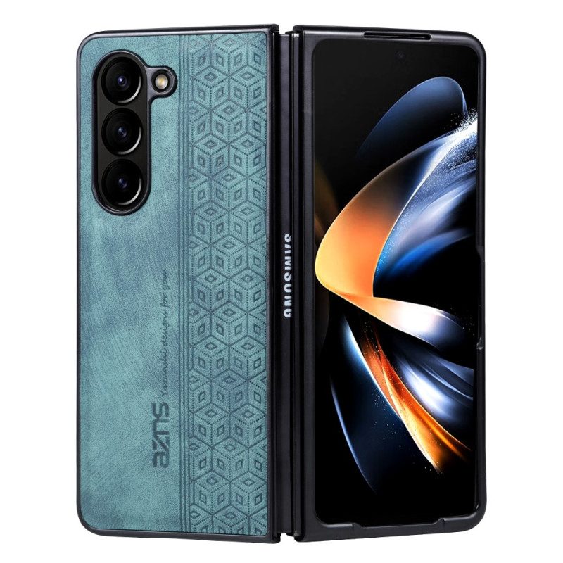 Hülle Für Samsung Galaxy Z Fold 5 Kunstleder Azns