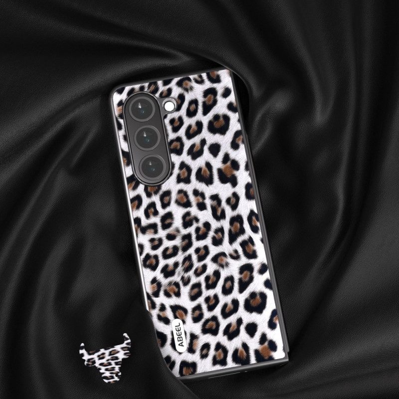 Hülle Samsung Galaxy Z Fold 5 Handyhülle Leopard Abeel