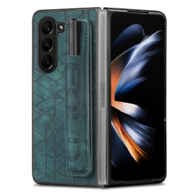 Hülle Samsung Galaxy Z Fold 5 Handyhülle Stifthalter Mit Riemen