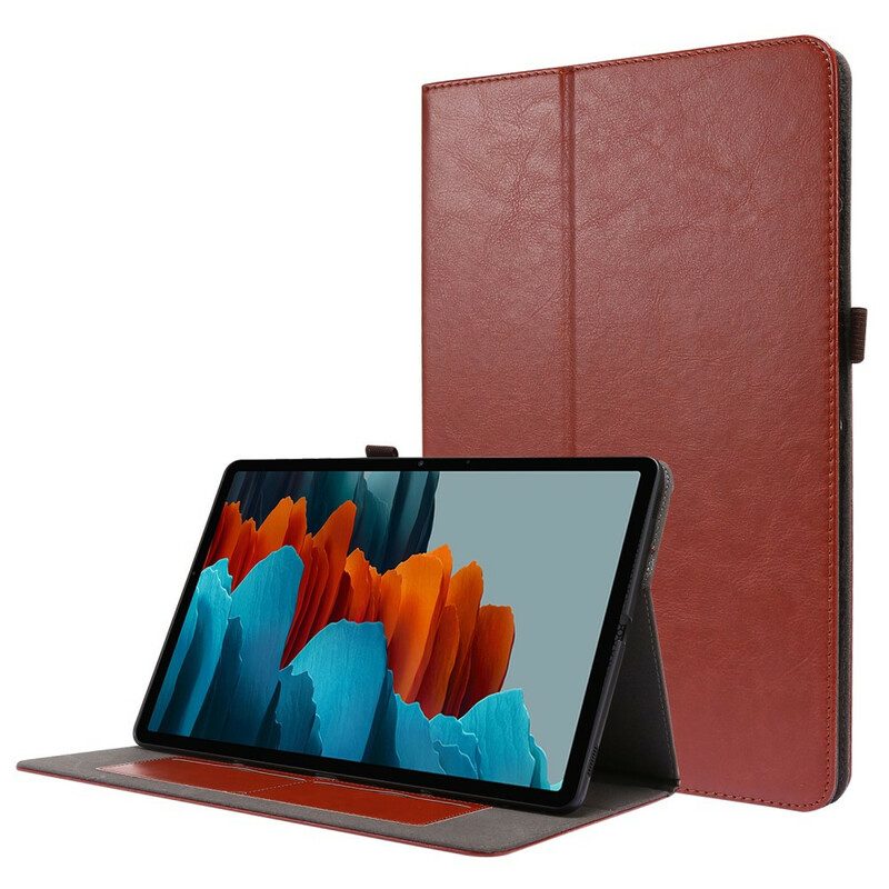 Case Für Samsung Galaxy Tab S8 Plus / Tab S7 Plus 2 Fensterläden Aus Kunstleder