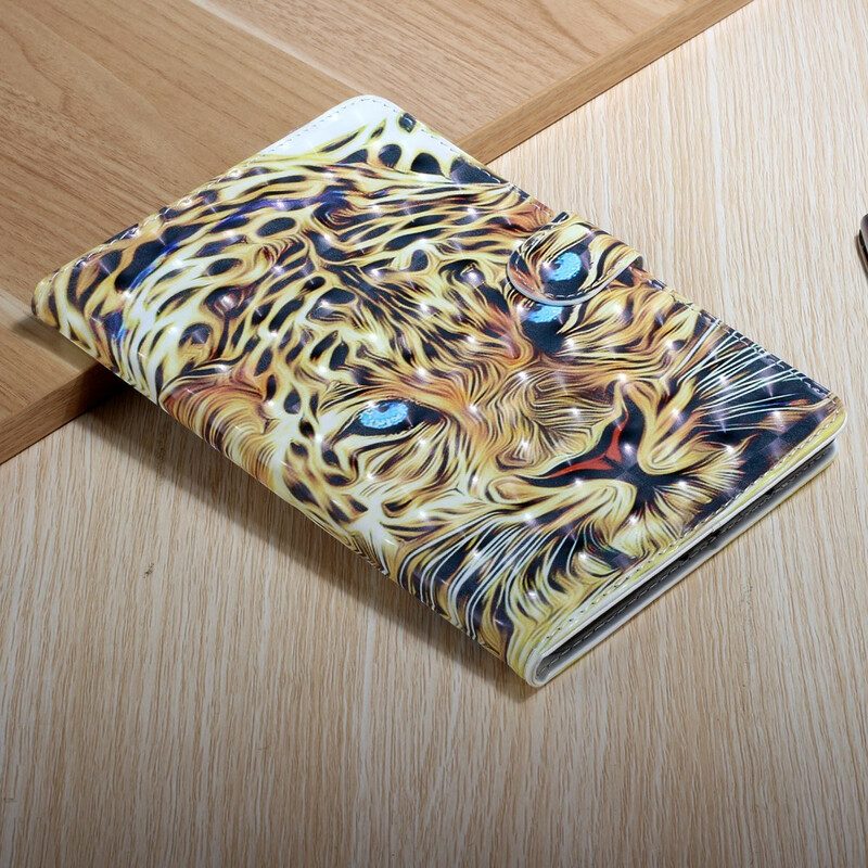 Flip Case Für Samsung Galaxy Tab S8 Plus / Tab S7 Plus Tiger-kunst