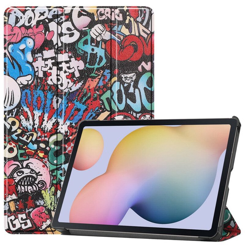 Schutzhülle Für Samsung Galaxy Tab S8 Plus / Tab S7 Plus Graffiti-stifthalter