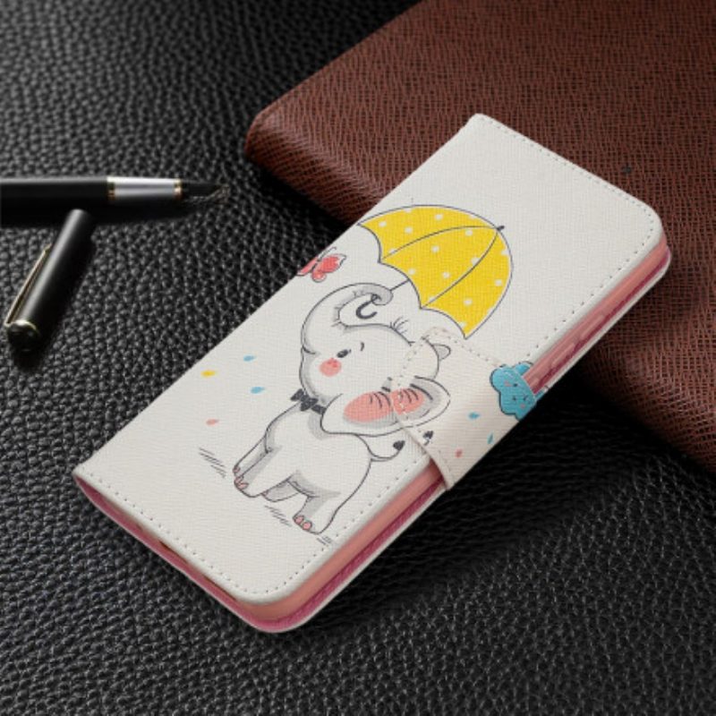 Flip Case Für Xiaomi Redmi 9C Baby Elefant