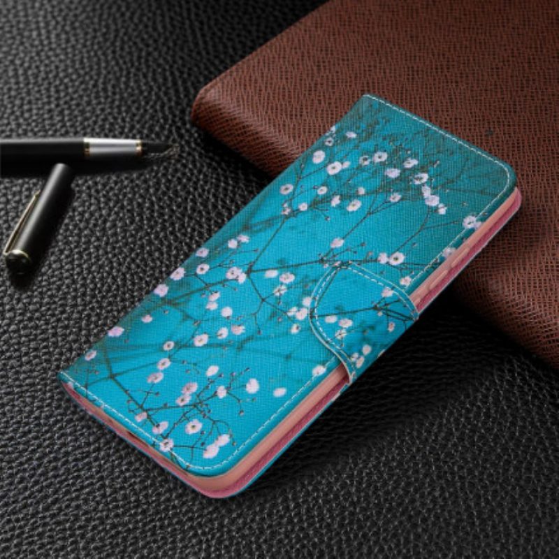 Flip Case Für Xiaomi Redmi 9C Blühender Baum