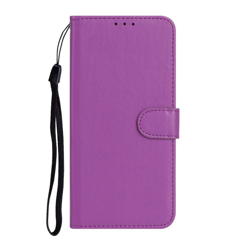 Flip Case Für Xiaomi Redmi 9C Einfarbige Serie