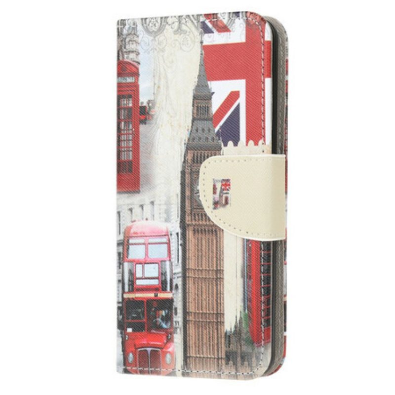 Flip Case Für Xiaomi Redmi 9C Londoner Leben