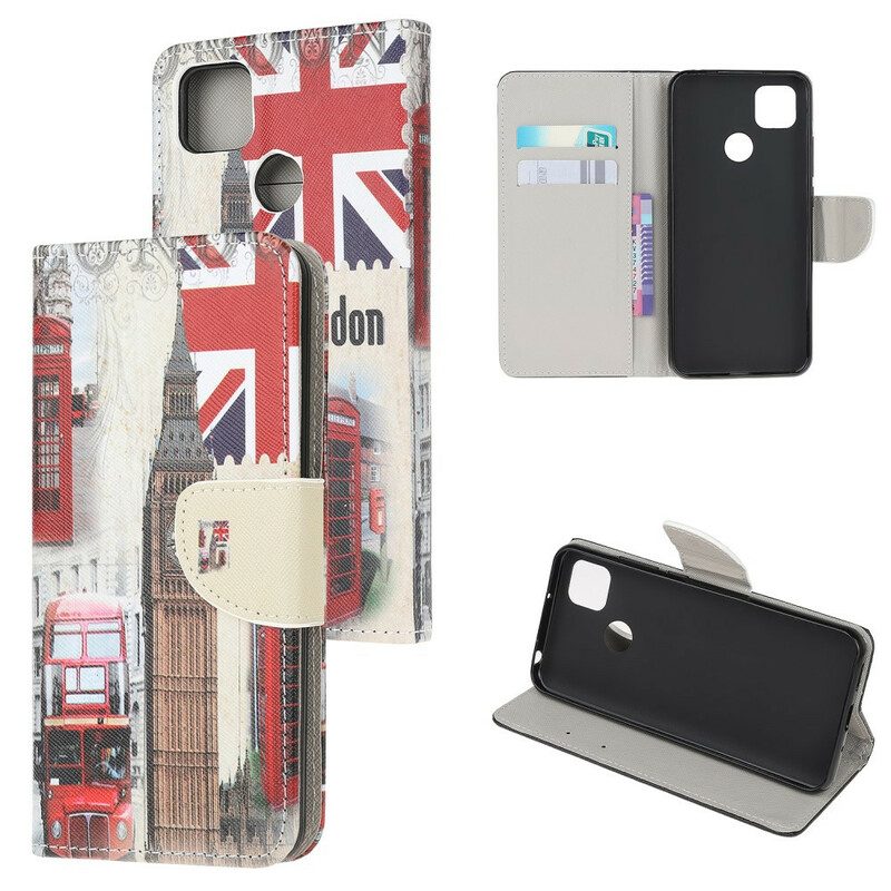 Flip Case Für Xiaomi Redmi 9C Londoner Leben